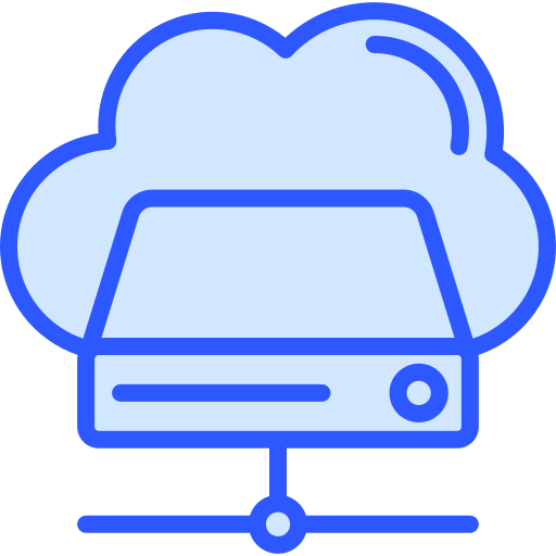 serveur cloud Generic color lineal-color Icône