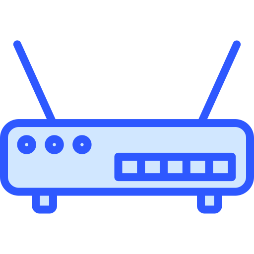 routeur wi-fi Generic color lineal-color Icône