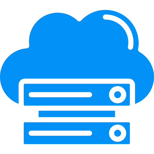 Cloud server Generic color fill icon