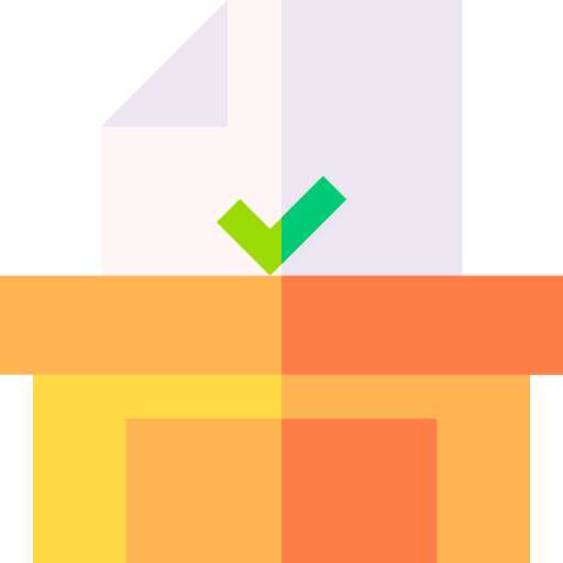 투표 Basic Straight Flat icon