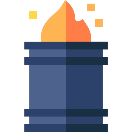 Fire Basic Straight Flat icon