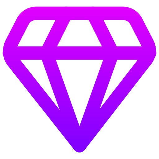diamant Generic gradient outline icon