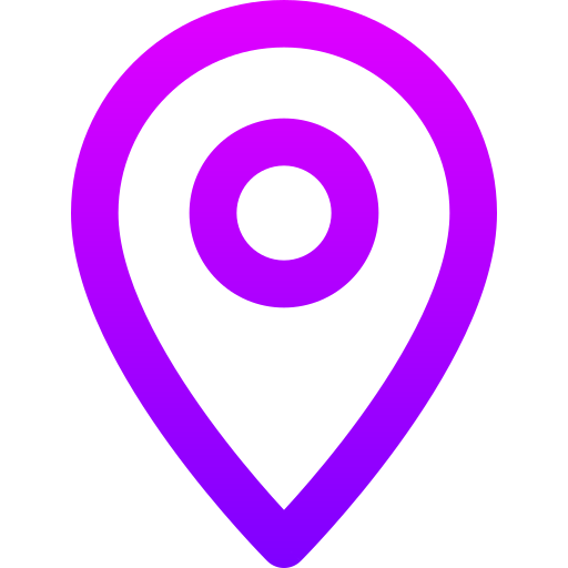 Location Generic gradient outline icon