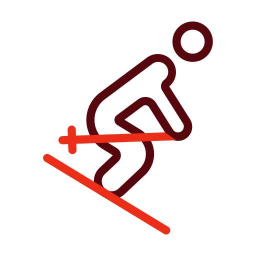 スキー Generic color outline icon