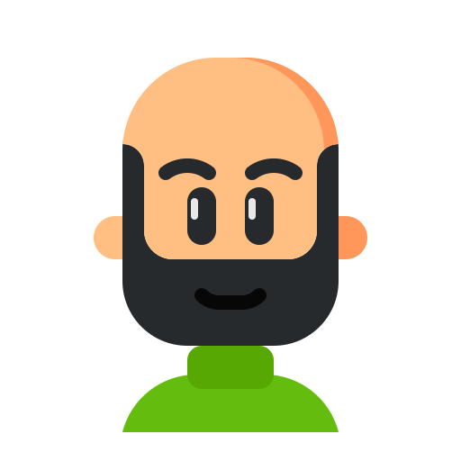Bald Generic color fill icon