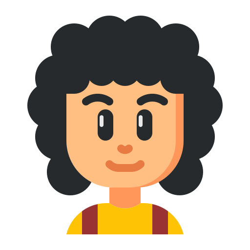 Curly hair Generic color fill icon