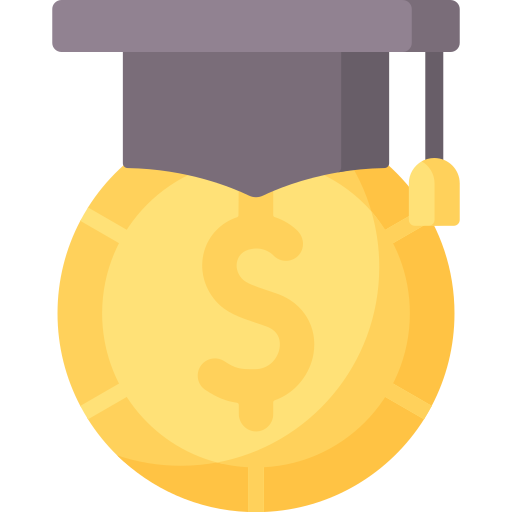 Student loan Special Flat icon