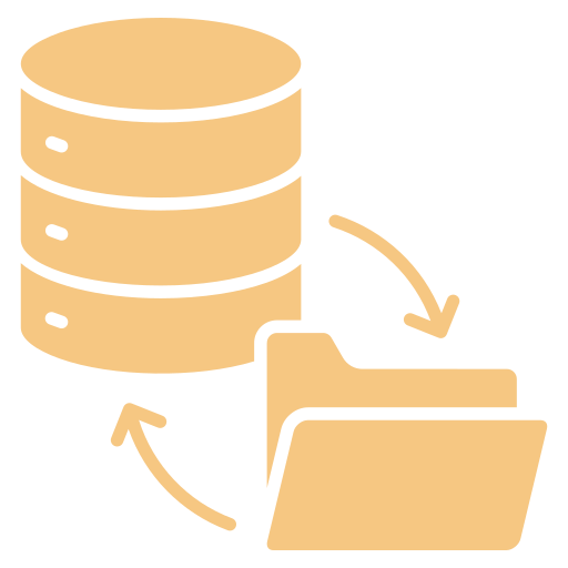 Data backup Generic color fill icon