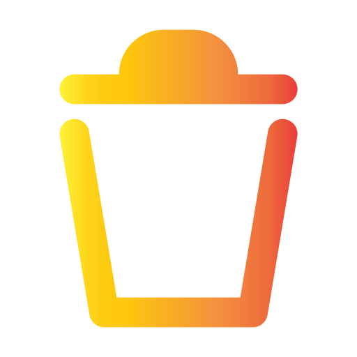 Erase Generic gradient fill icon