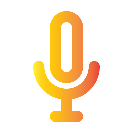 Voice recording Generic gradient outline icon