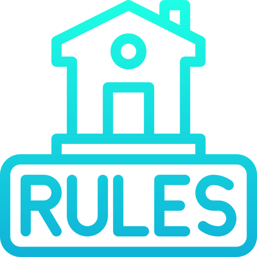 House rules Generic gradient outline icon