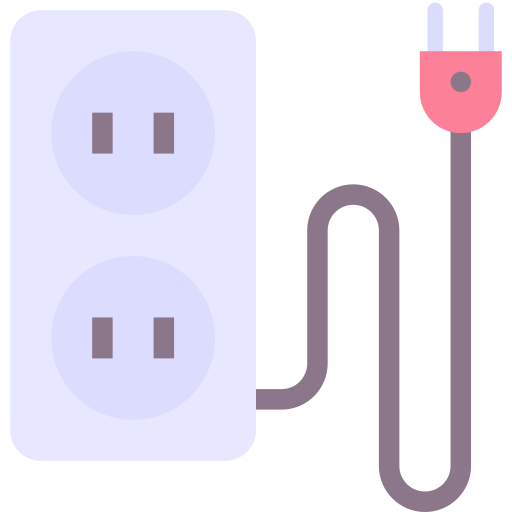 Extension cable Generic color fill icon