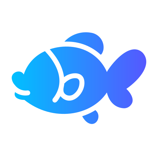 魚 Generic gradient fill icon