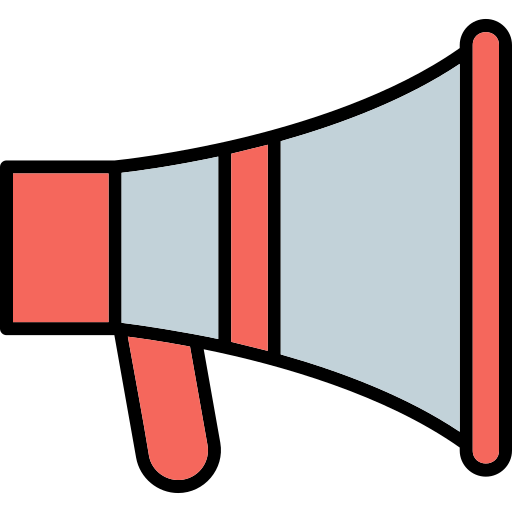 bullhorn Generic color lineal-color ikona