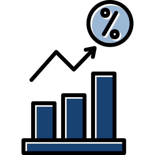 zunehmend Generic color lineal-color icon