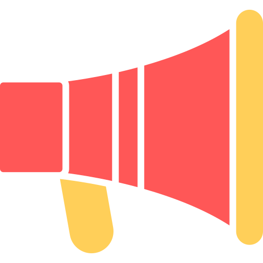 bullhorn Generic color fill ikona
