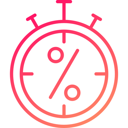 chronomètre Generic gradient outline Icône