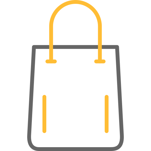 sac de courses Generic color outline Icône