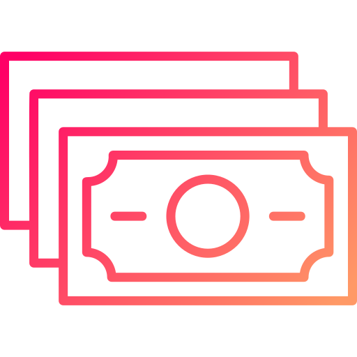 Cash Generic gradient outline icon