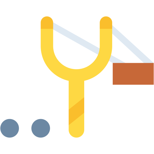 Slingshot Generic color fill icon