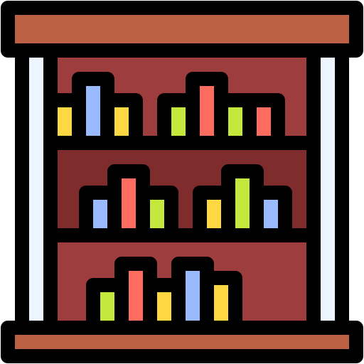 biblioteca Generic color lineal-color Ícone
