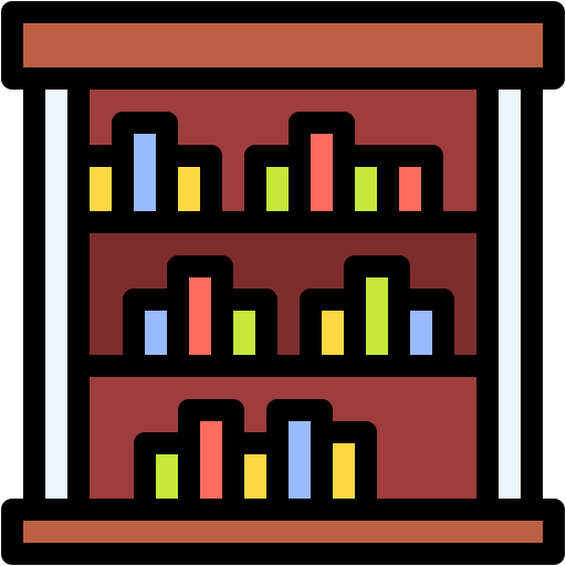 Library Generic color lineal-color icon