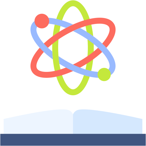 książka fizyka Generic color fill ikona