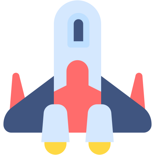 Spaceship Generic color fill icon
