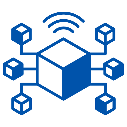 blockchain Generic color fill icoon