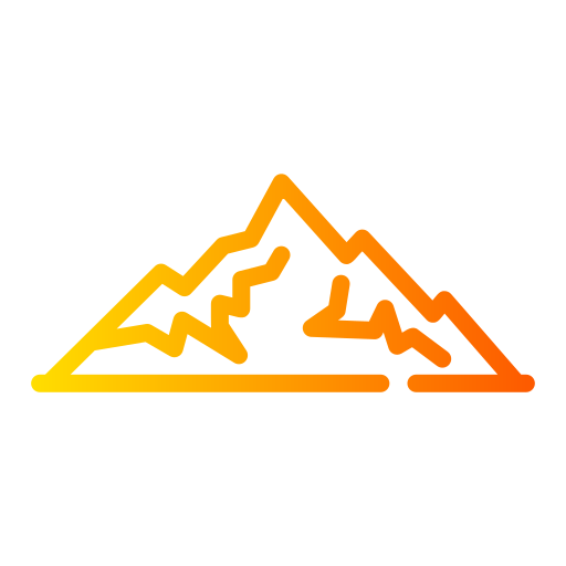 berg Generic gradient outline icon