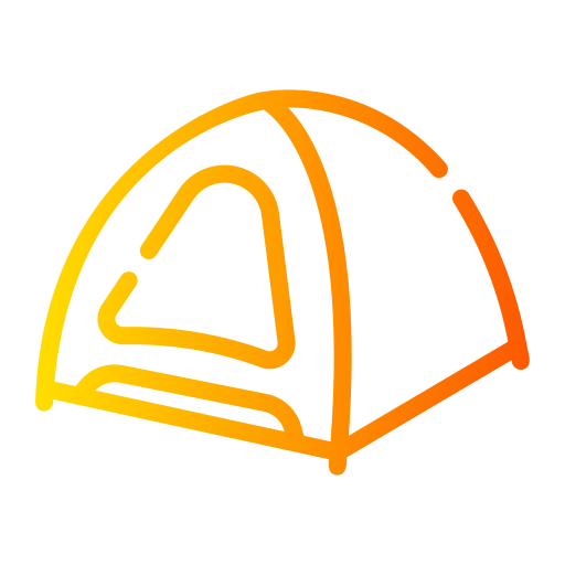 Tents Generic gradient outline icon