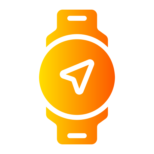 zegarek na rękę Generic gradient fill ikona