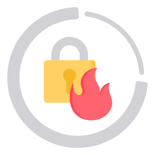 protezione firewall Generic color fill icona