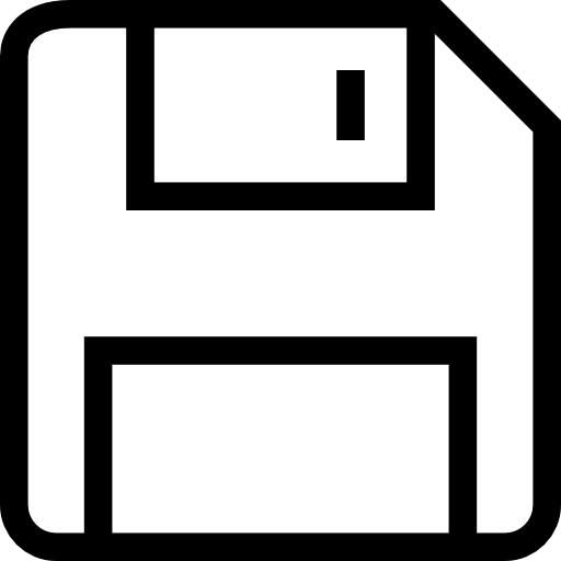 disquete Pictogramer Outline icono