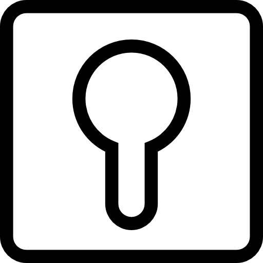 schlüsselloch Pictogramer Outline icon