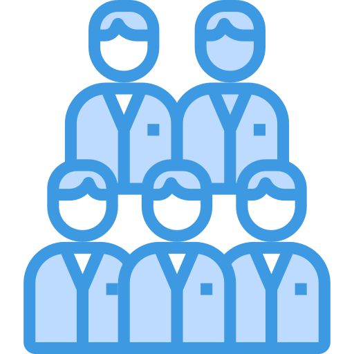 Human resources itim2101 Blue icon