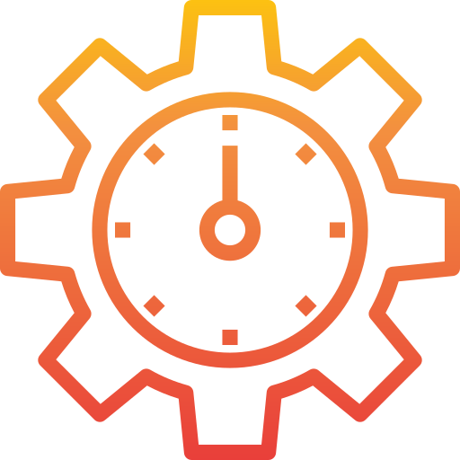 Time management itim2101 Gradient icon