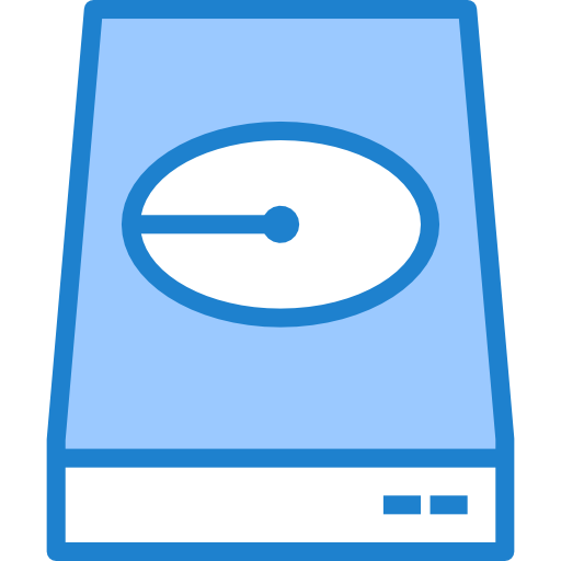 disque dur srip Blue Icône