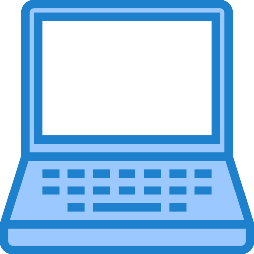 ordenador portátil srip Blue icono