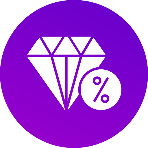 Diamond Generic gradient fill icon