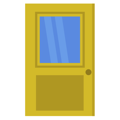 puerta Generic color fill icono