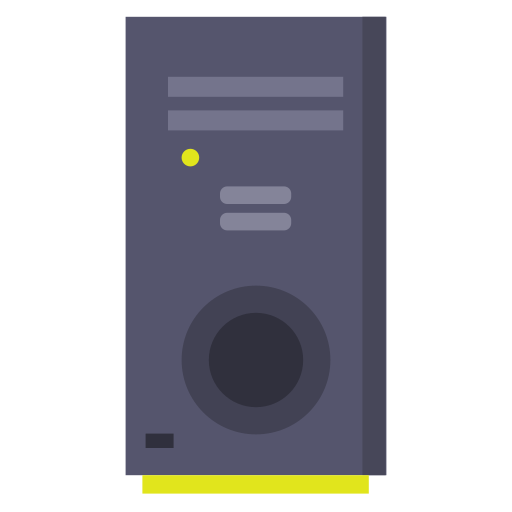 Computer case Generic color fill icon