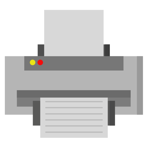 stampante Generic color fill icona