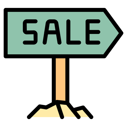 Sale board Generic color lineal-color icon