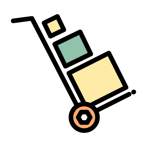 logistiklieferung Generic color lineal-color icon