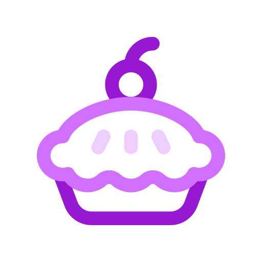 torta di mele Generic color outline icona