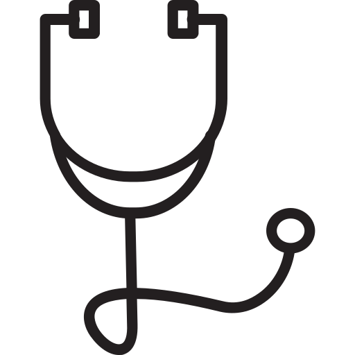 Stethocope Generic black outline icon