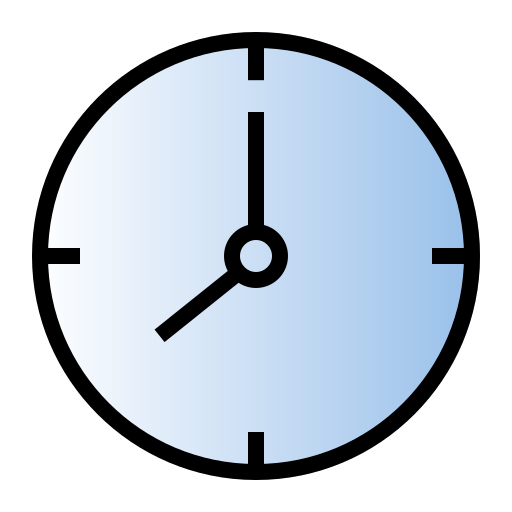 Clock Generic gradient lineal-color icon