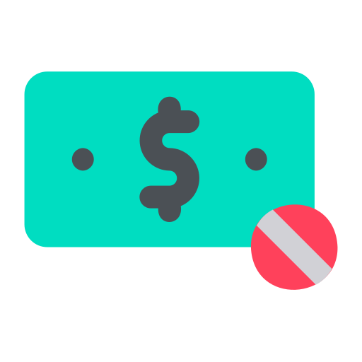 キャッシュレス Generic color fill icon