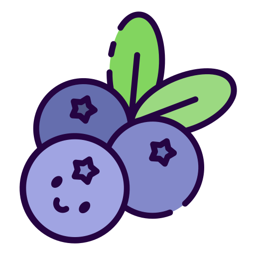 Blueberry Generic color lineal-color icon